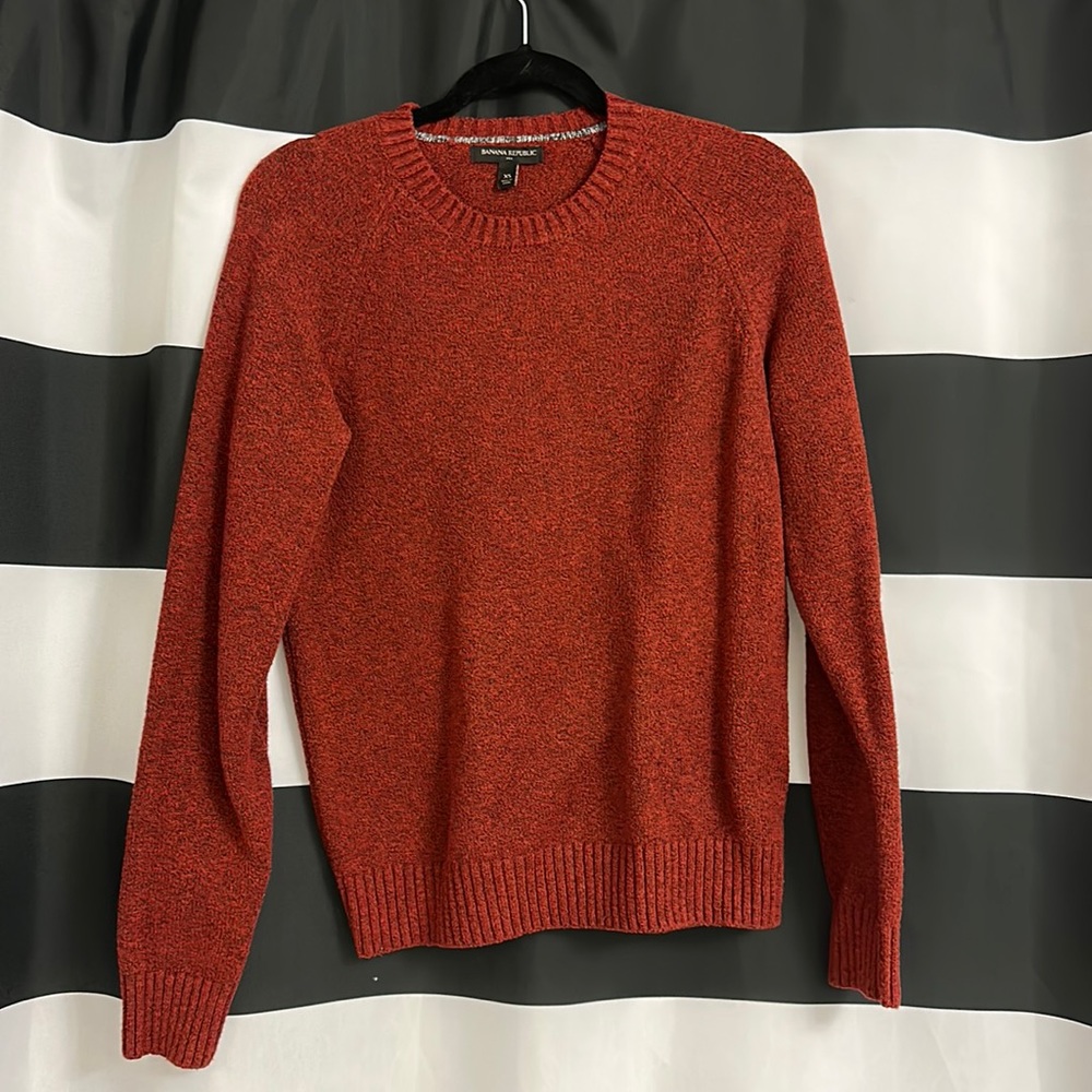 Banana Republic Rust Crewneck Sweater